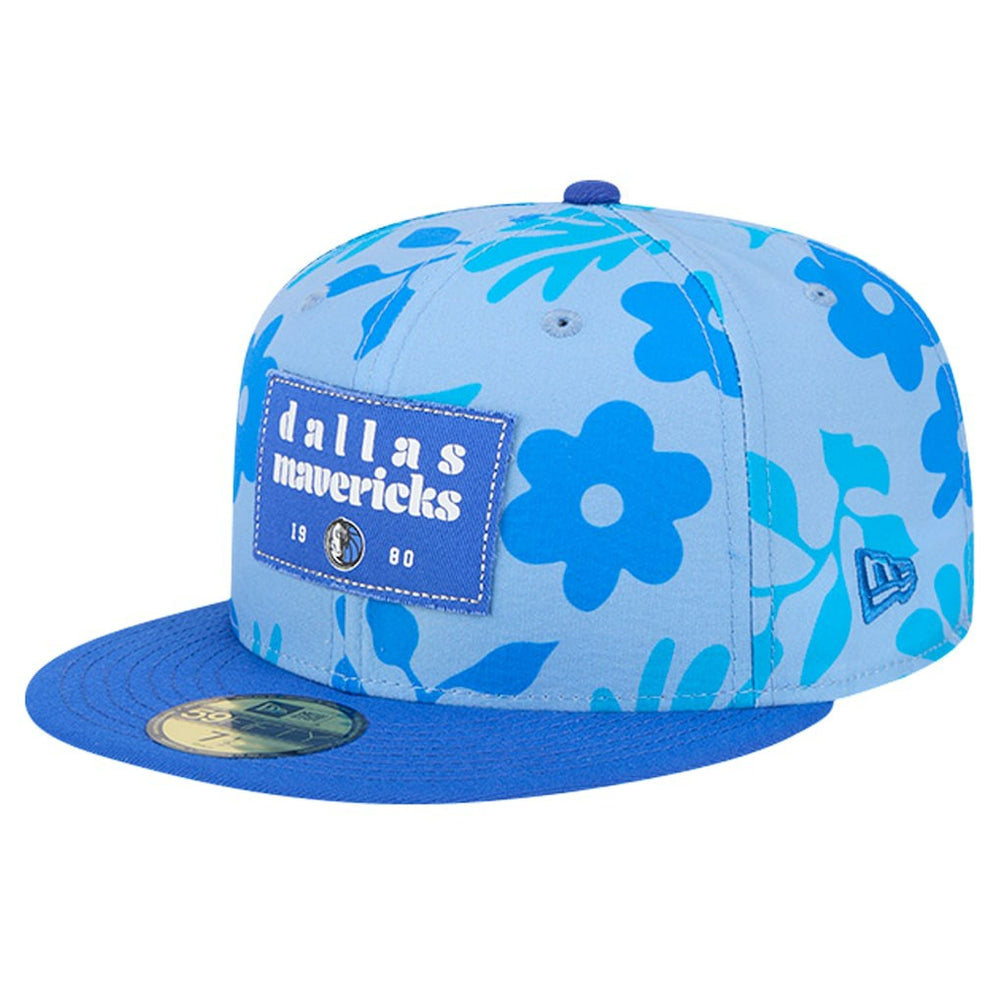 Dallas Mavericks Palm Fronds 2-Tone 59FIFTY Fitted Hat sale On Sale