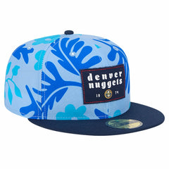 Denver Nuggets Palm Fronds 2-Tone 59FIFTY Fitted Hat sale New