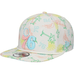 Philadelphia 76ers Palm Trees and Waves Golfer Adjustable Hat Online