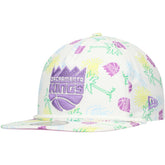 Sacramento Kings Palm Trees and Waves Golfer Adjustable Hat On Sale