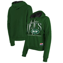 New York Jets New Era Women's Boxy Pullover Hoodie