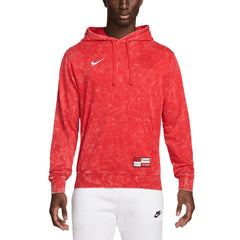 Paris Saint-Germain Club Washed Pullover Hoodie Red - Nike