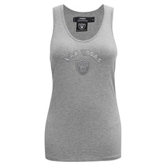 Las Vegas Raiders Pro Standard Women's Triple Tonal Racerback Tank Top