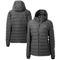 Detroit Lions Cutter & Buck Women's Mission Ridge Repreve Eco Insulated Full-Zip Puffer Jacket