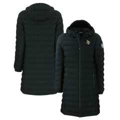 Minnesota Vikings Cutter & Buck Women's Mission Ridge Repreve Eco Insulated Long Full-Zip Puffer Jacket