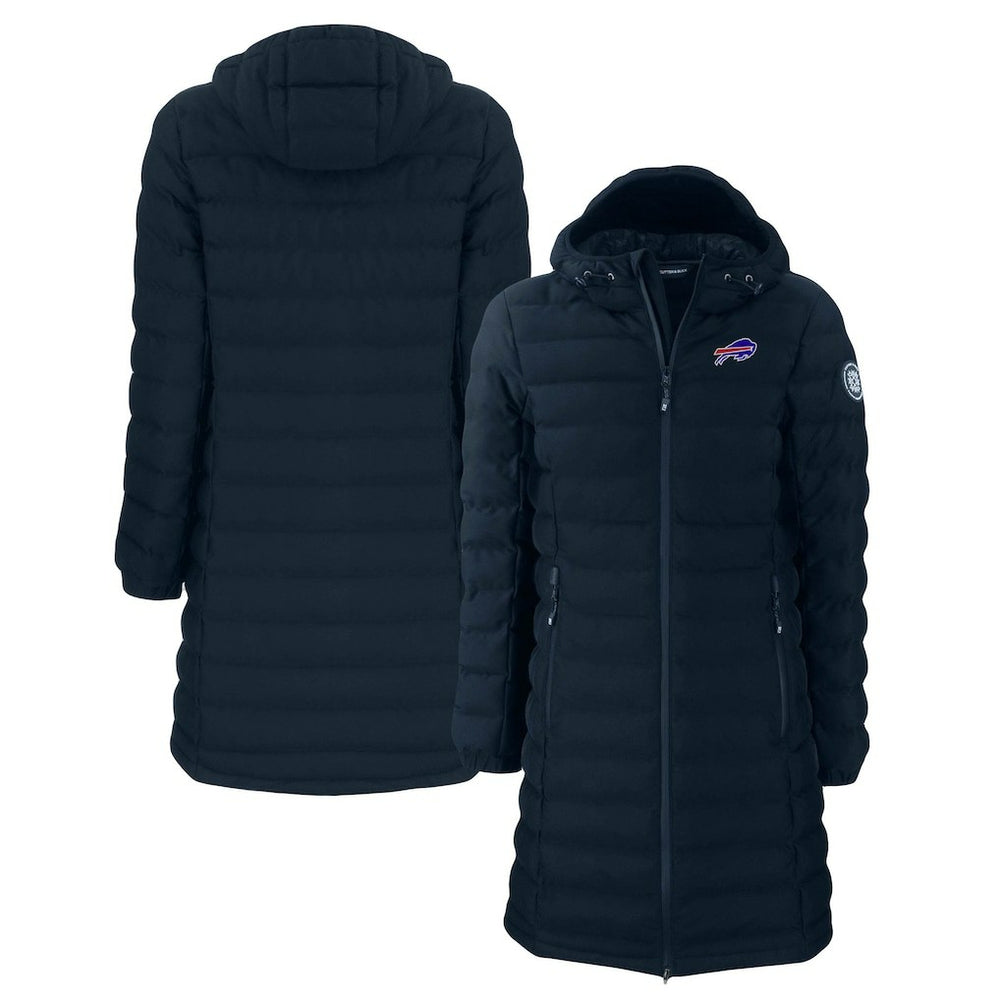 Buffalo Bills Cutter & Buck Women's Mission Ridge Repreve Eco Insulated Long Full-Zip Puffer Jacket