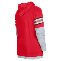 Tampa Bay Buccaneers New Era Twofer Long Sleeve Hooded T-Shirt