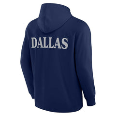 Dallas Cowboys Fanatics Elements Blaze Tri-Blend Long Sleeve Hoodie T-Shirt
