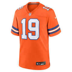Denver Broncos Nike Marvin Mims Jr Mile High Collection 1977 Throwback Player Game Jersey