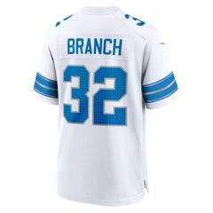 Detroit Lions Nike Brian Branch White Game Jersey