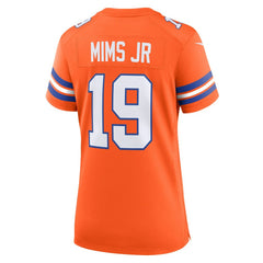 Denver Broncos Nike Marvin Mims Jr Women's Mile High Collection 1977 Throwback Player Game Jersey
