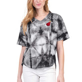 Miami Heat G-III 4Her by Carl Banks Women's Tournament Raglan Oversized Tie-Dye V-Neck T-Shirt Online