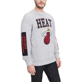Miami Heat Tommy Jeans Hayes Crew Neck Pullover Sweatshirt New
