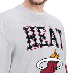 Miami Heat Tommy Jeans Hayes Crew Neck Pullover Sweatshirt New