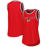 Chicago Blackhawks G-III 4Her by Carl Banks Women's Strategy Tank Top For Sale