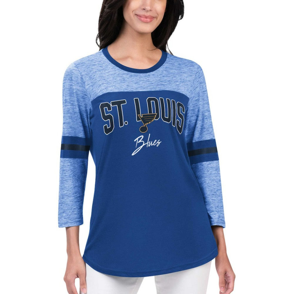 St. Louis Blues G-III 4Her by Carl Banks Women's Play The Game 3/4-Sleeve T-Shirt Discount
