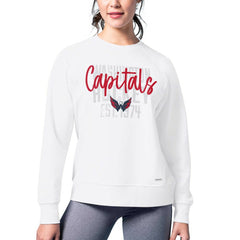 Washington Capitals MSX by Michael Strahan Women's Millie Raglan Pullover Sweatshirt For Sale