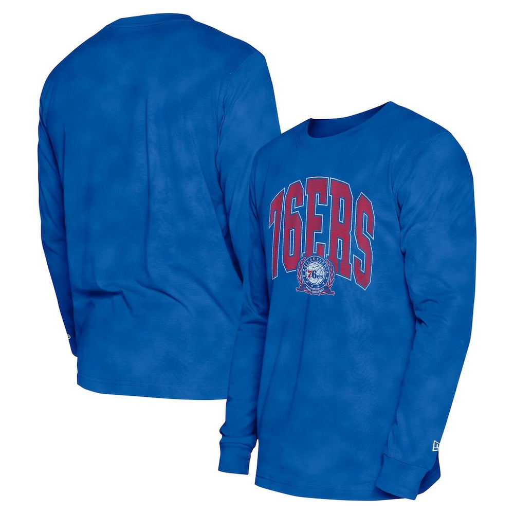 Philadelphia 76ers Unisex Oversized Essentials Enzyme Wash Long Sleeve T-Shirt Outlet