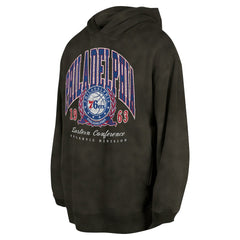 Philadelphia 76ers Unisex Oversized Essentials Pigment Wash Fleece Pullover Hoodie Discount