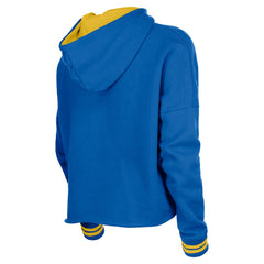 Golden State Warriors Women's Boxy Raw Edge Pullover Hoodie sale Online