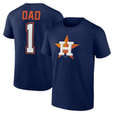Houston Astros Father's Day #1 Dad T-Shirt | MLB For sale