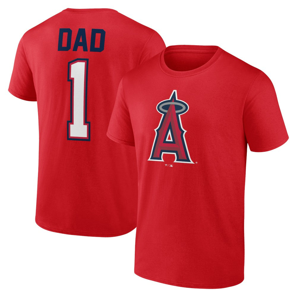 Los Angeles Angels Father's Day #1 Dad T-Shirt | MLB Sale