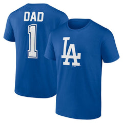 Los Angeles Dodgers Father's Day #1 Dad T-Shirt | MLB Shop