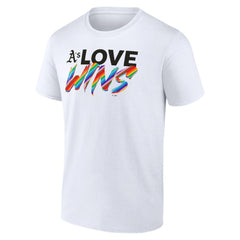 Athletics Love Wins T-Shirt | MLB Outlet