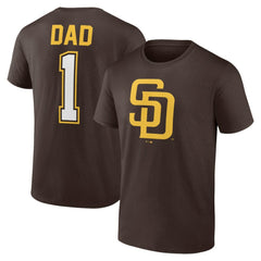 San Diego Padres Father's Day #1 Dad T-Shirt | MLB Online