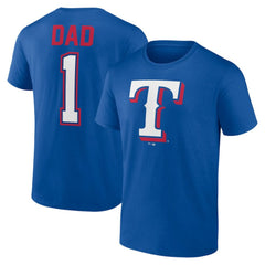 Texas Rangers Father's Day #1 Dad T-Shirt | MLB New