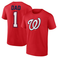 Washington Nationals Father's Day #1 Dad T-Shirt | MLB Outlet