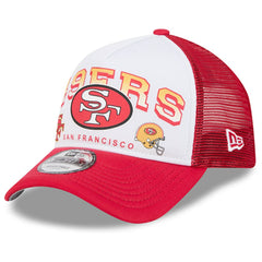 San Francisco 49ers New Era Retro Wordmark A-Frame 9FORTY Adjustable Hat