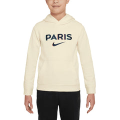 Paris Saint-Germain Youth Club Pullover Hoodie Cream - Nike