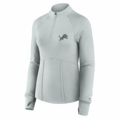 Detroit Lions Fanatics Women's Elements Raglan Quarter-Zip Jacket