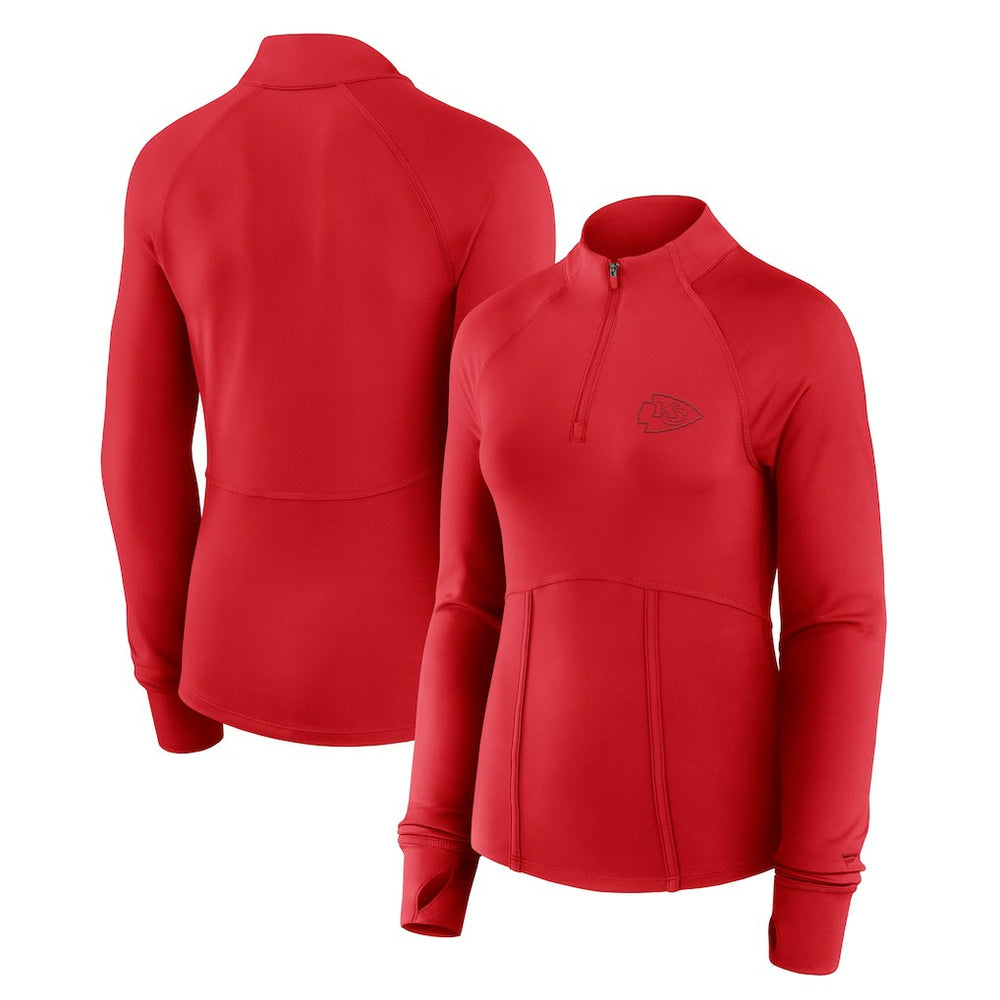 Kansas City Chiefs Fanatics Women's Elements Quarter-Zip Jacket