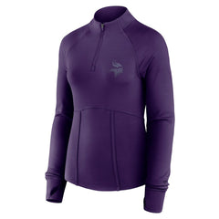 Minnesota Vikings Fanatics Women's Elements Raglan Quarter-Zip Jacket