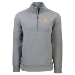 Seattle Mariners Cutter & Buck Cooperstown Collection Roam Eco Recycled Quarter-Zip Pullover | MLB On Sale