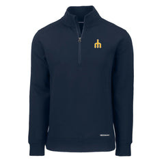 Seattle Mariners Cutter & Buck Cooperstown Collection Roam Eco Recycled Quarter-Zip Pullover | MLB Near me