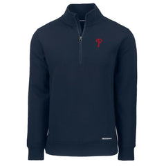 Philadelphia Phillies Cutter & Buck Roam Eco Recycled Quarter-Zip Pullover | MLB US
