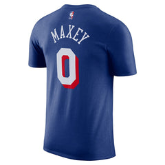 Tyrese Maxey Philadelphia 76ers Icon Edition Name & Number T-Shirt New