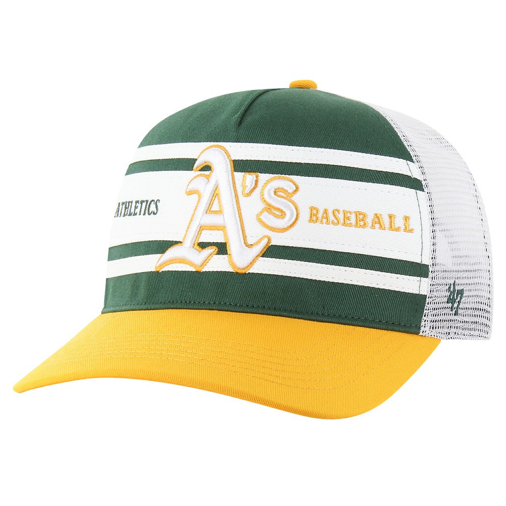 Athletics '47 Gridiron Super Stripe Relaxed Trucker Hitch Adjustable Hat | MLB US