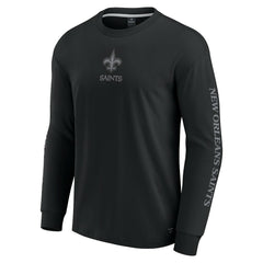 New Orleans Saints Fanatics Unisex Elements Strive Long Sleeve T-Shirt