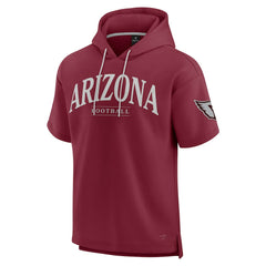 Arizona Cardinals Fanatics Unisex Elements Ready Short Sleeve Pullover Hoodie