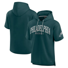 Philadelphia Eagles Fanatics Unisex Elements Ready Short Sleeve Pullover Hoodie