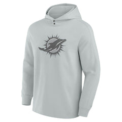 Miami Dolphins Fanatics Elements Blaze Tri-Blend Long Sleeve Hoodie T-Shirt