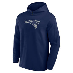 New England Patriots Fanatics Elements Blaze Tri-Blend Long Sleeve Hoodie T-Shirt