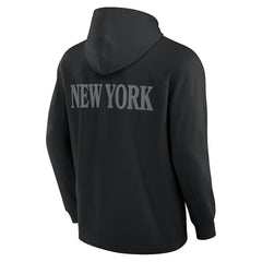 New York Jets Fanatics Elements Blaze Tri-Blend Long Sleeve Hoodie T-Shirt