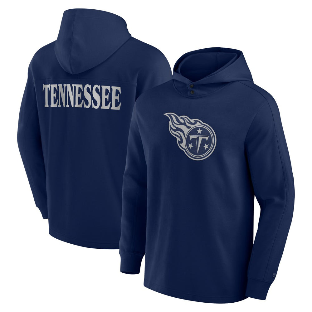 Tennessee Titans Fanatics Elements Blaze Tri-Blend Long Sleeve Hoodie T-Shirt