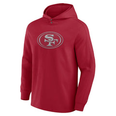 San Francisco 49ers Fanatics Elements Blaze Tri-Blend Long Sleeve Hoodie T-Shirt