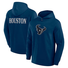 Houston Texans Fanatics Elements Blaze Tri-Blend Long Sleeve Hoodie T-Shirt